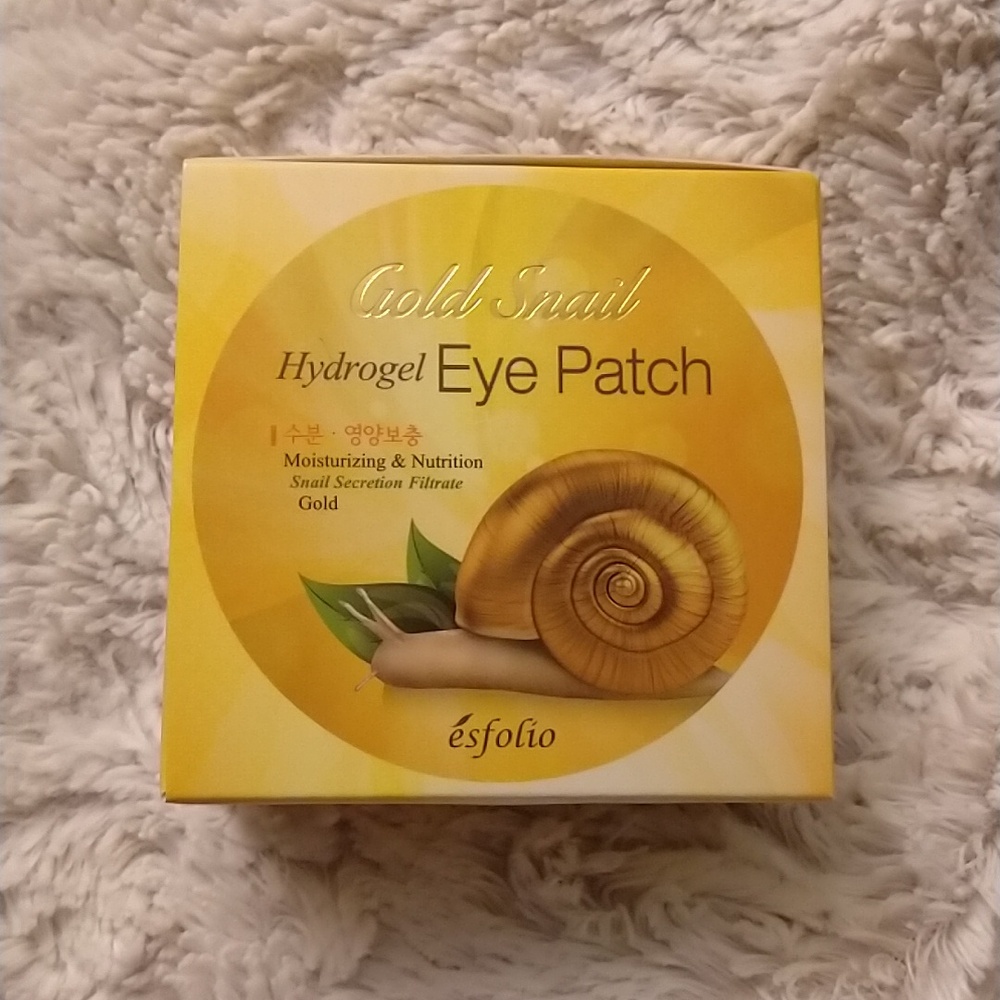 Gold Snail Hydrogel Eye patches *NIB* (Sept 2024 expiry)